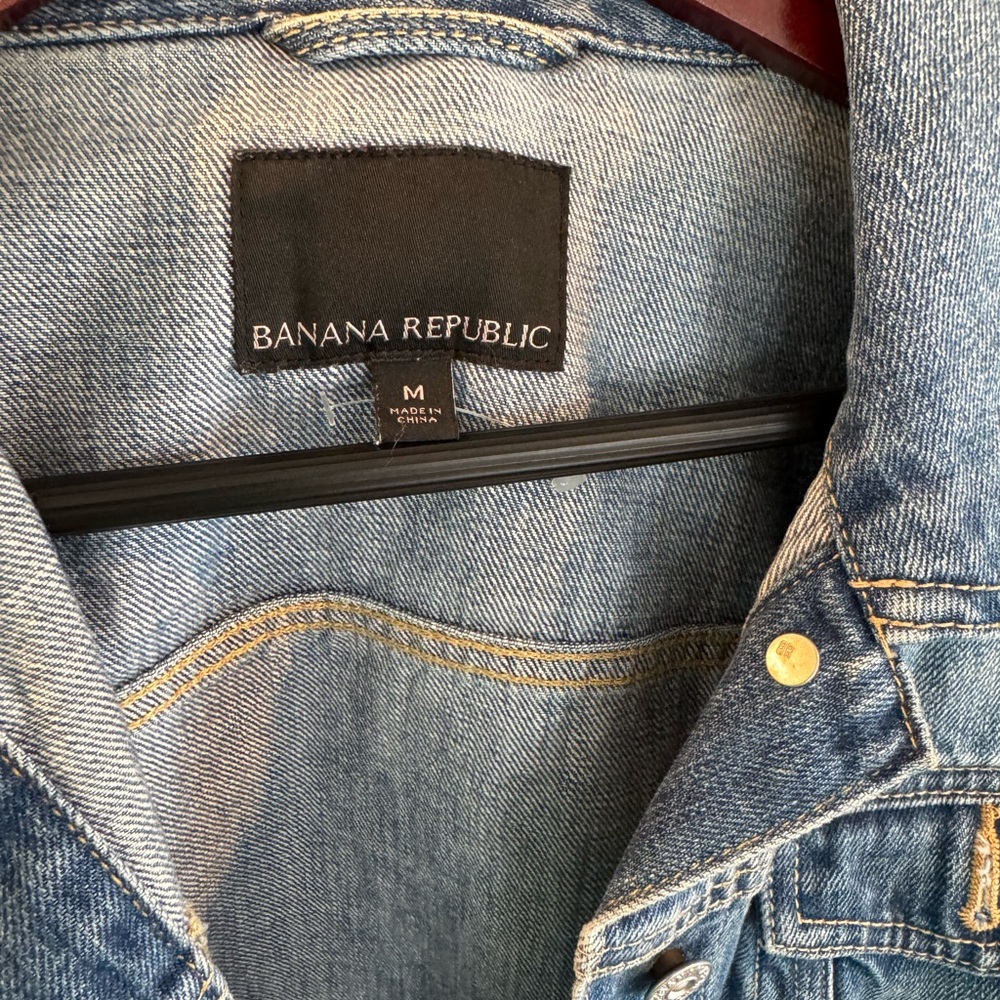 Banana Republic Classic Blue Denim Jacket